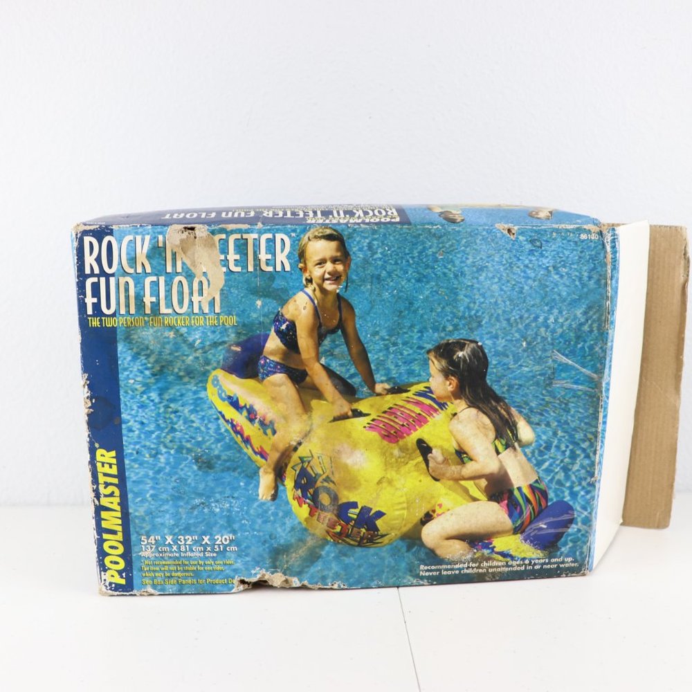 Poolmaster Vintage 2001 Rock 'N' Teeter Fun Float The Two Person Fun Pool Rocker - Picture 4 of 12